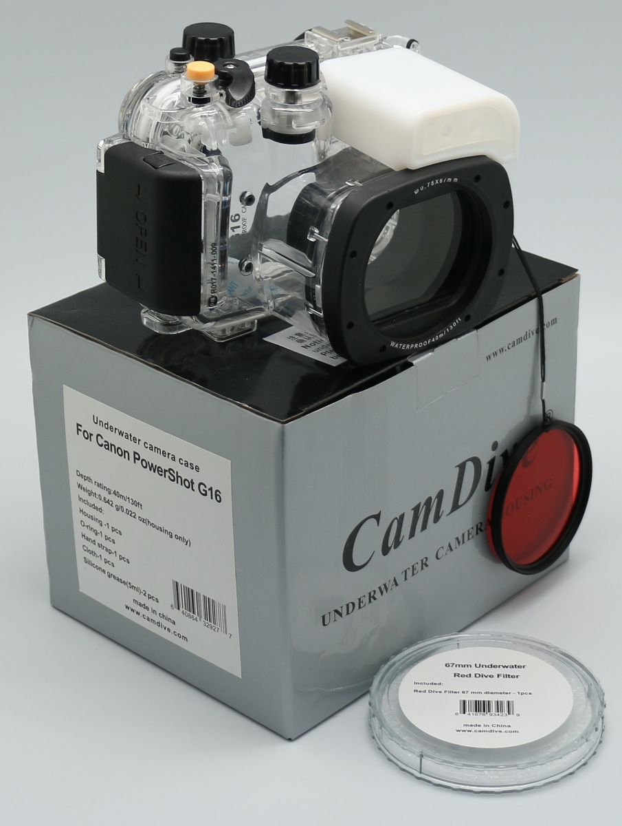 Camdive Canon G16 подводный бокс (аквабокс)