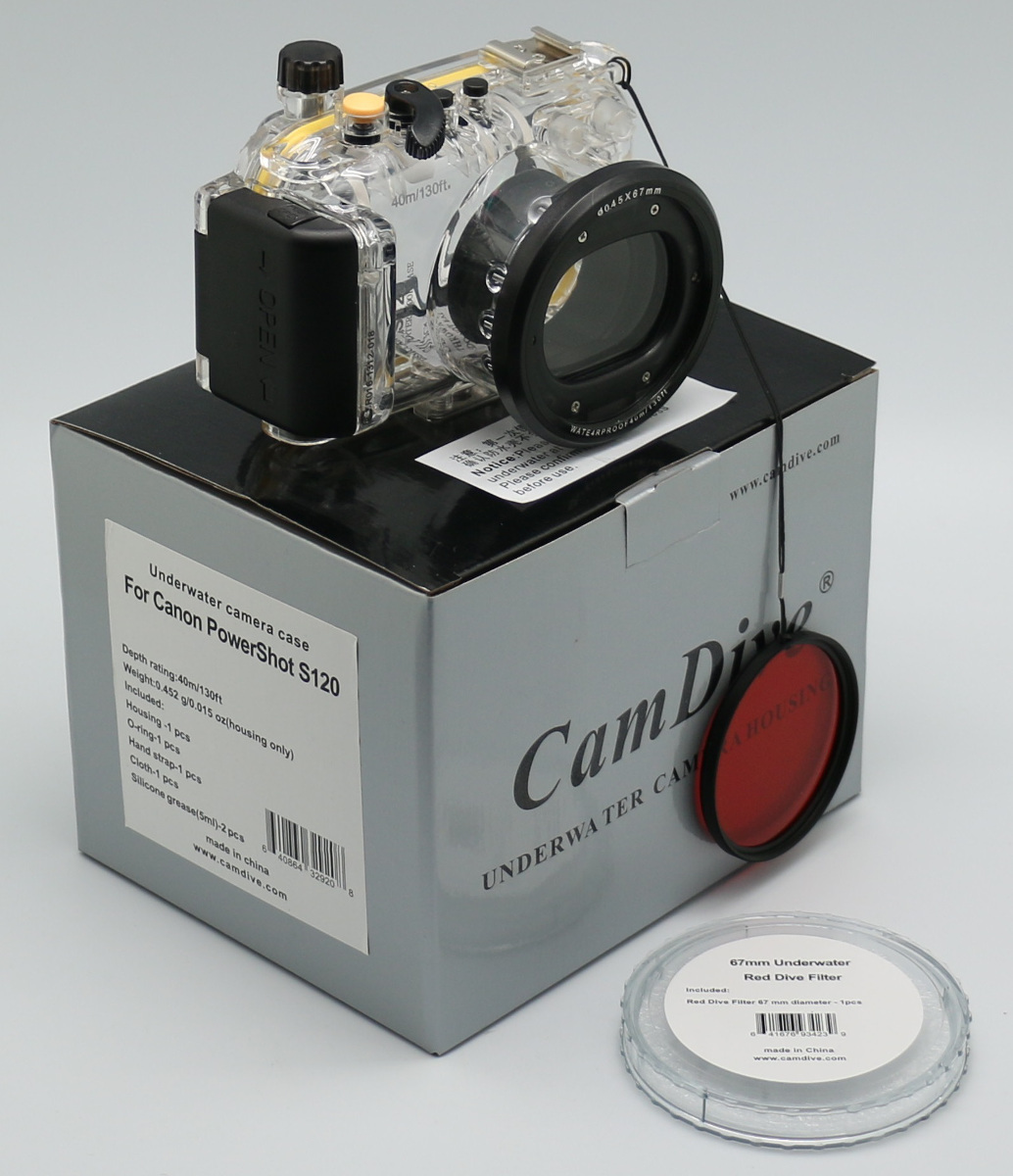 Camdive Canon S120 подводный бокс (аквабокс WP-DC51)
