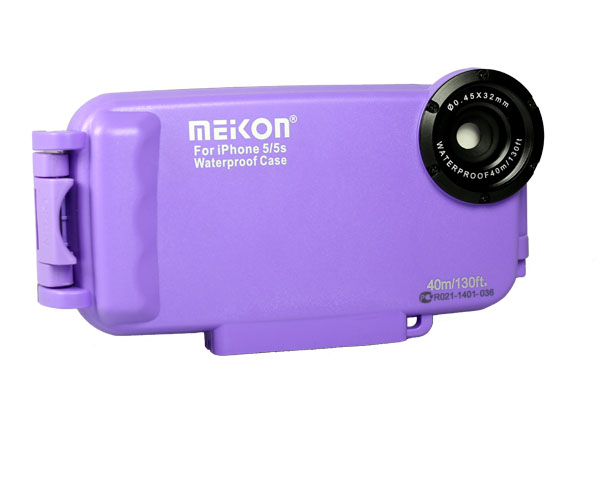 Meikon iPhone 5/5c/5s (purple) подводный бокс