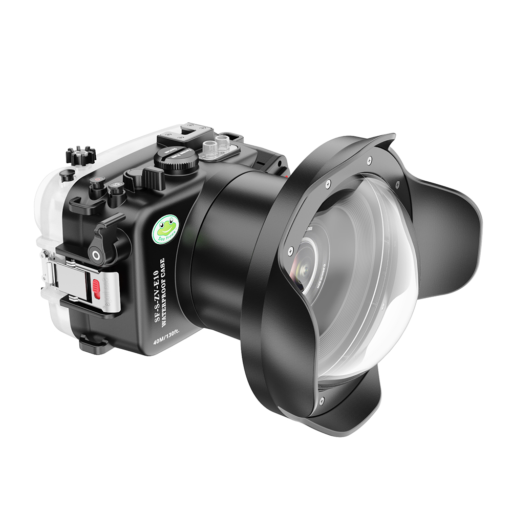 Seafrogs ZV-E10 + WDP155/106 T1    Sony ZV-E10    16-35 GM