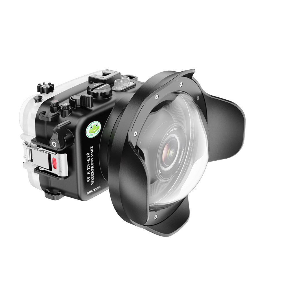 Seafrogs ZV-E10 + WDP155/40 T1    Sony ZV-E10    28-60